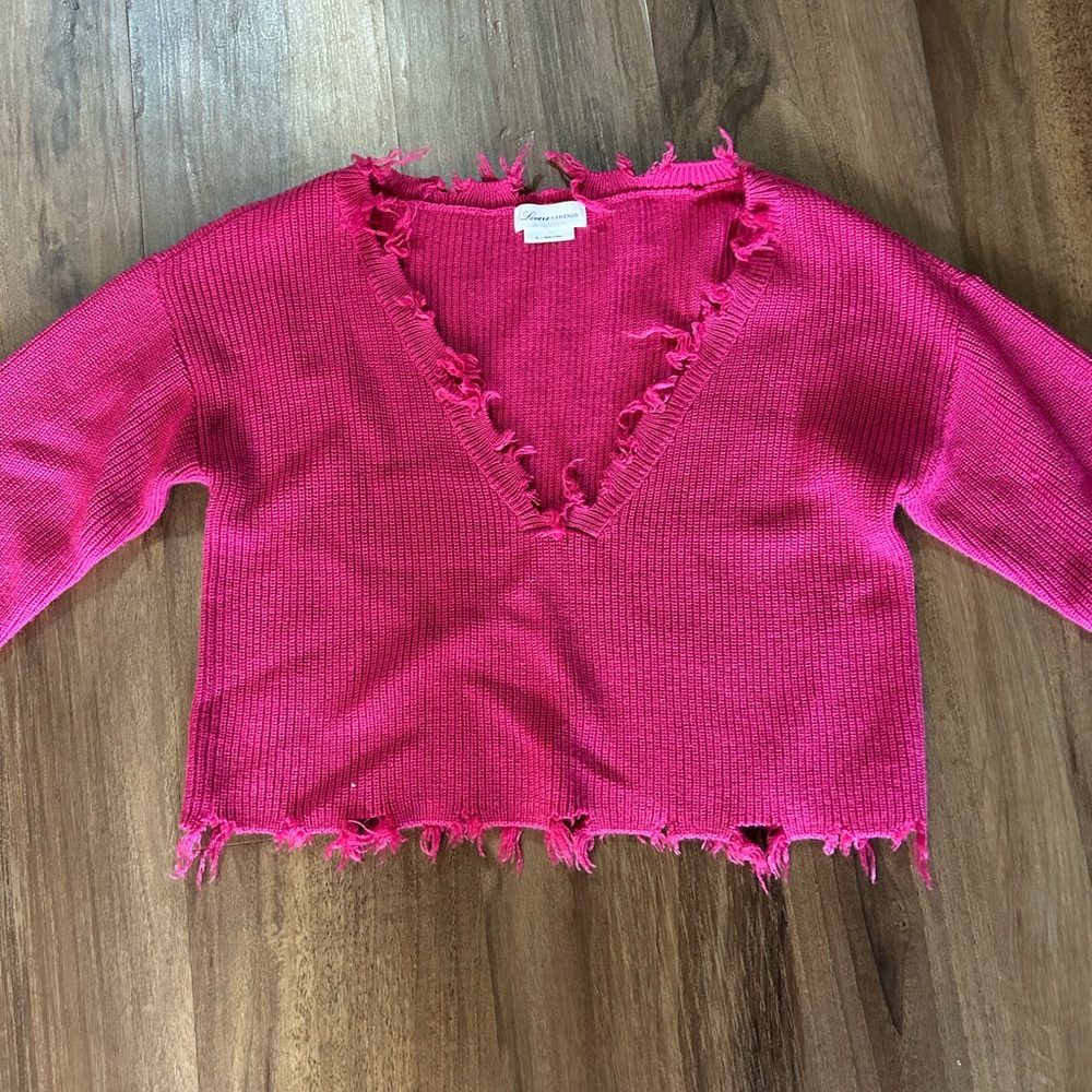 Lovers and Friends Pink Sweater